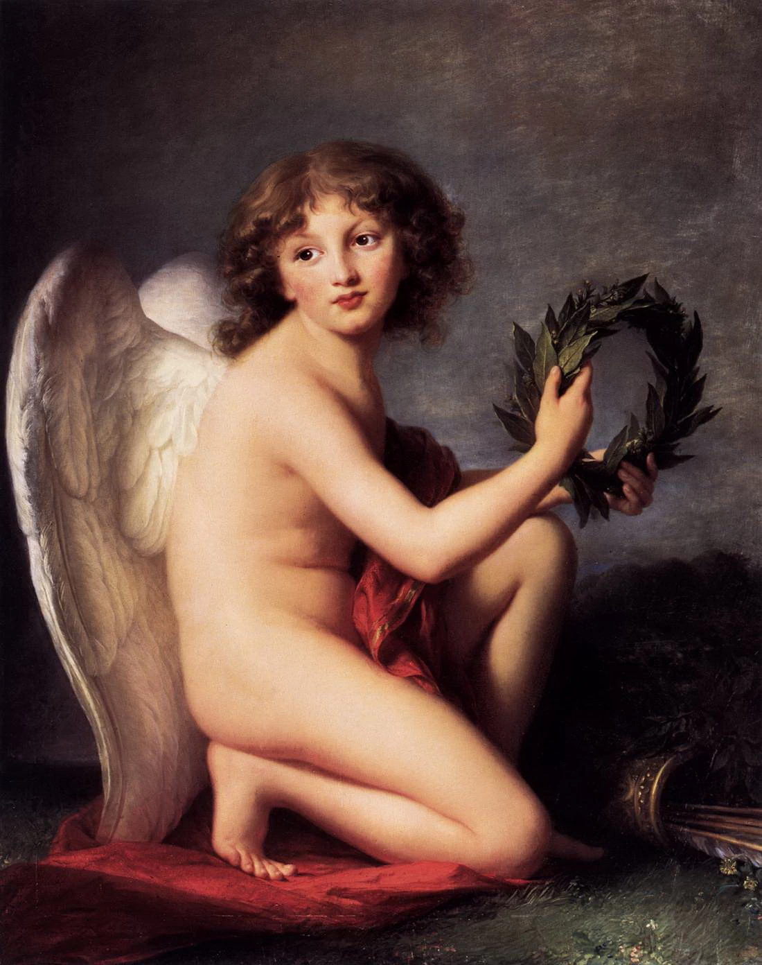 Ritratto del principe Heinrich Lubomirski nel ruolo del genio della fama-Staatliche Museen, Berlin